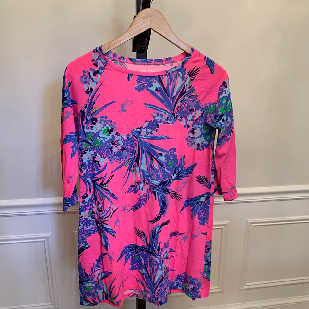 Lilly Pulitzer Tiki Monkey Size Youth XL (12-14) or Woman’s  XS